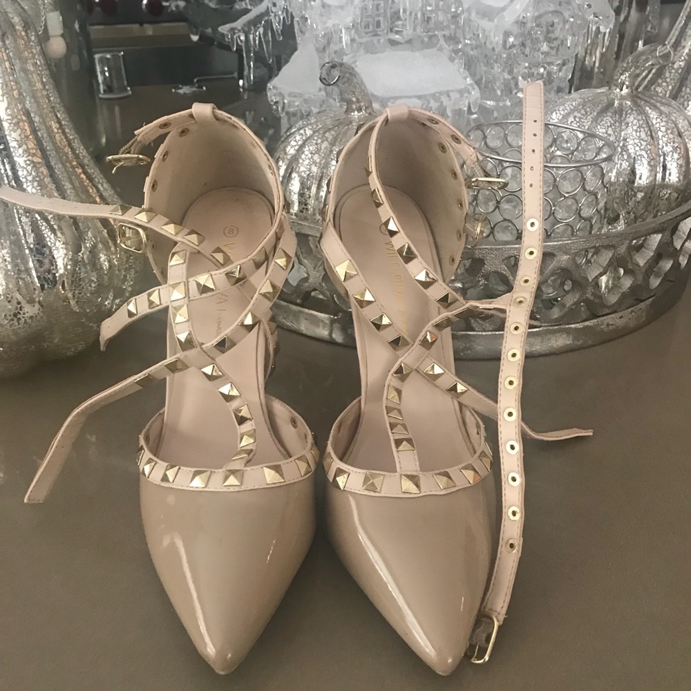 Wild Diva Studded Pumps